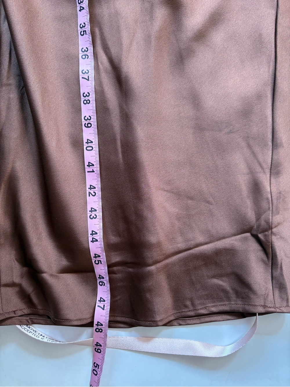 House of CB || Myrna Satin‎ Cowl Neck Midi Dress Corset Brown S Regular Cup NWT - Picture 12 of 13